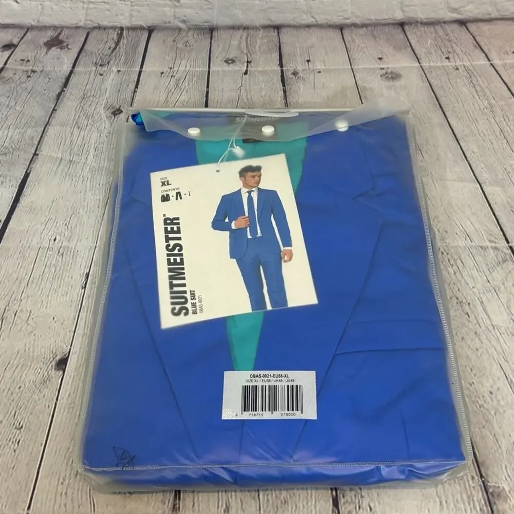 Suitmeister Men’s Blue/Teal Halloween Costume Suit